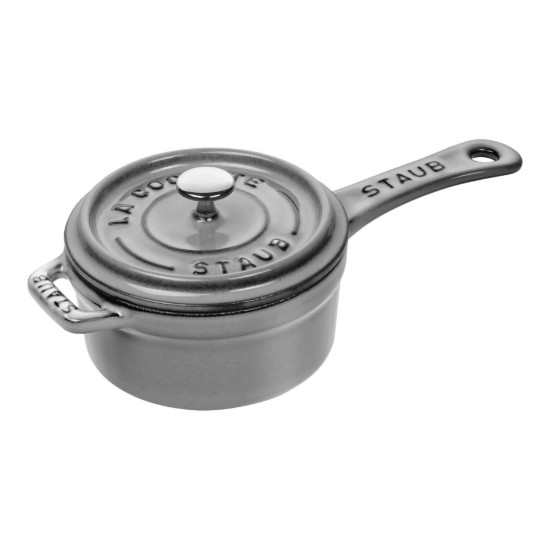 Mini serpenyő, öntöttvas, 10 cm/0.25L, Graphite Grey - Staub