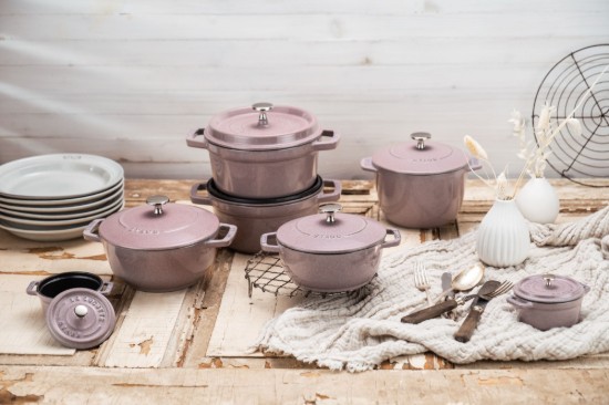 Mini Cocotte főzőedény, öntöttvas, 10cm/0.25L, Cherry Blossom - Staub