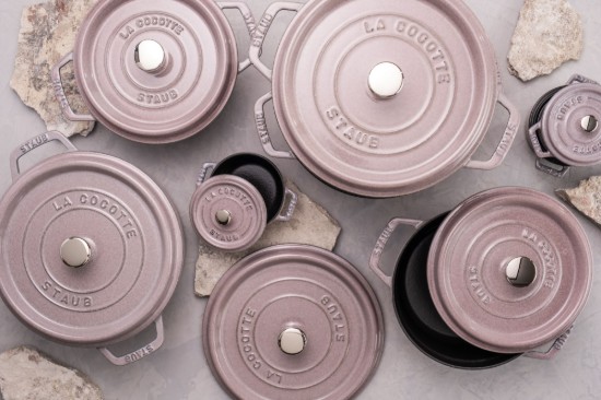 Mini Cocotte főzőedény, öntöttvas, 10cm/0.25L, Cherry Blossom - Staub