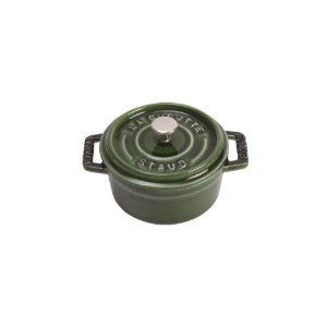 Mini Cocotte főzőedény, öntöttvas, 10cm/0.25L, Basil - Staub 