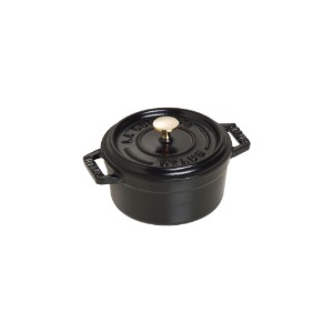 Mini Cocotte főzőedény, öntöttvas, 10cm/0.25L, Black - Staub