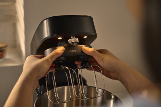 Spirálkeverő tállal, 4,5 L, "Halo Core", Foundry Black - Ooni