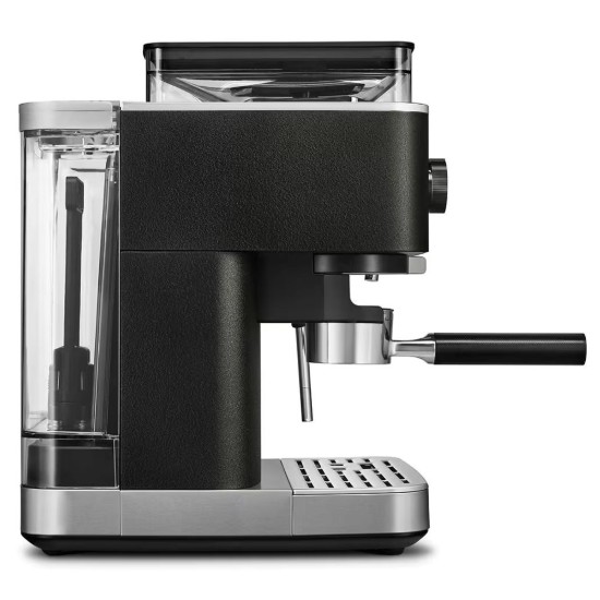 Félautomata elektromos eszpresszógép, 1500 W, "Cast Iron Black" szín - KitchenAid