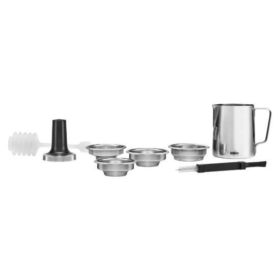 Félautomata elektromos eszpresszógép, 1500 W, "Cast Iron Black" szín - KitchenAid