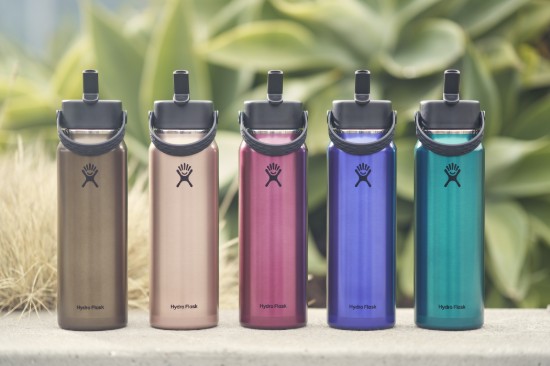 "Lightweight Straw" hőszigetelt palack, rozsdamentes acél, 950 ml, Obsidian - Hydro Flask