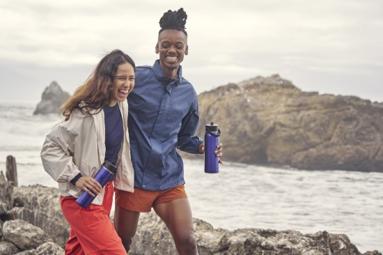 "Lightweight Straw" hőszigetelt palack, rozsdamentes acél, 950 ml, Sapphire Blue - Hydro Flask