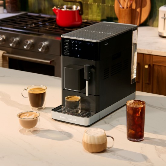 Automata elektromos eszpresszógép KF2, 1450W, matt fekete - KitchenAid