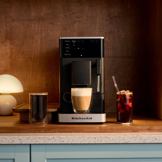 Automata elektromos eszpresszógép KF2, 1450W, matt fekete - KitchenAid