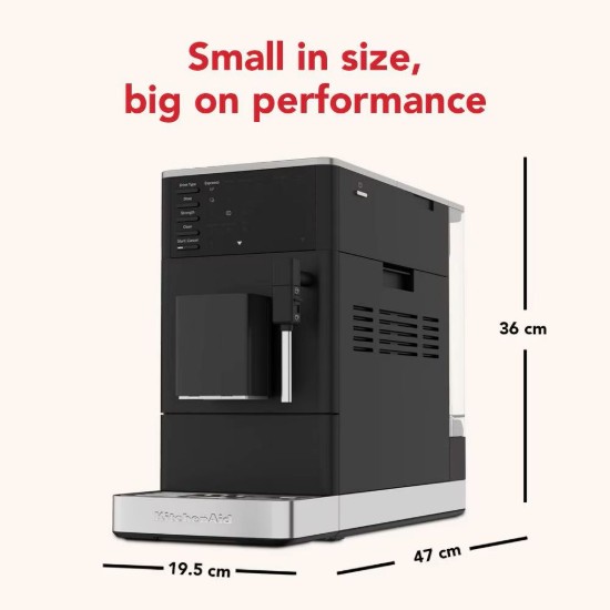 Automata elektromos eszpresszógép KF2, 1450W, matt fekete - KitchenAid