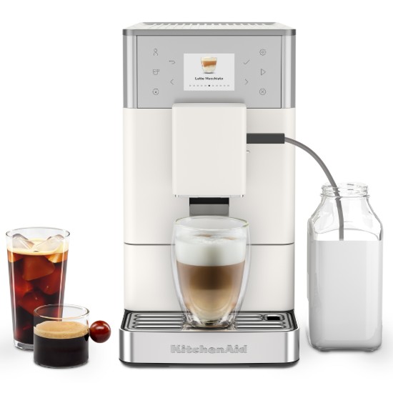 Automata elektromos eszpresszógép KF3, 1450 W, "Porcelain White" szín - KitchenAid