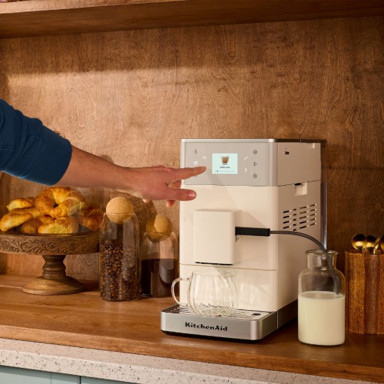Automata elektromos eszpresszógép KF3, 1450 W, "Porcelain White" szín - KitchenAid