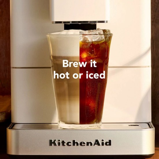 Automata elektromos eszpresszógép KF3, 1450 W, "Porcelain White" szín - KitchenAid