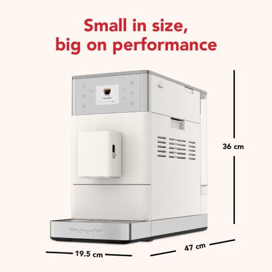 Automata elektromos eszpresszógép KF3, 1450 W, "Porcelain White" szín - KitchenAid
