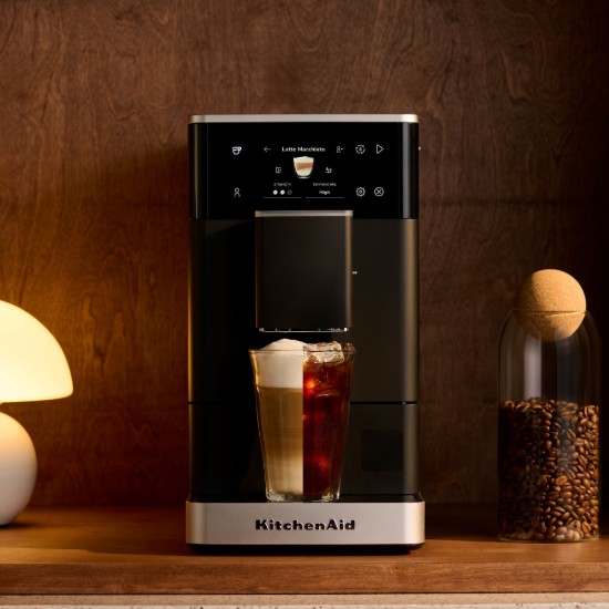 Automata elektromos eszpresszógép KF4, 1450 W, matt fekete - KitchenAid