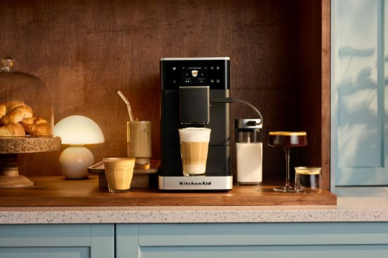 Automata elektromos eszpresszógép KF4, 1450 W, matt fekete - KitchenAid