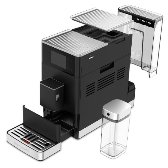 Automata elektromos eszpresszógép KF4, 1450 W, matt fekete - KitchenAid