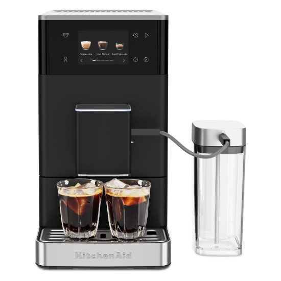 Automata elektromos eszpresszógép KF4, 1450 W, matt fekete - KitchenAid