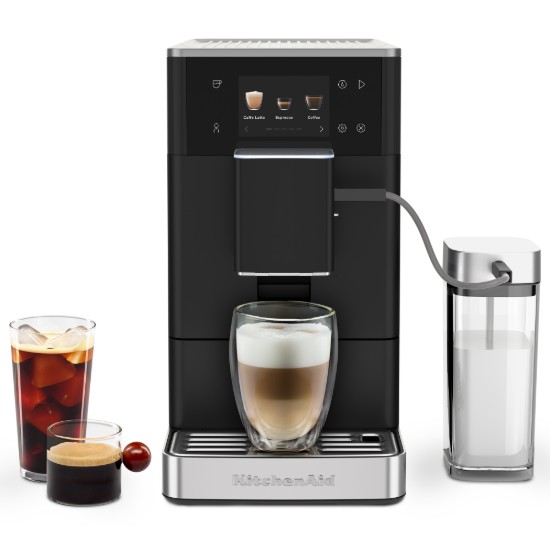 Automata elektromos eszpresszógép KF4, 1450 W, matt fekete - KitchenAid