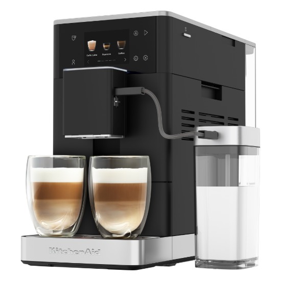 Automata elektromos eszpresszógép KF4, 1450 W, matt fekete - KitchenAid