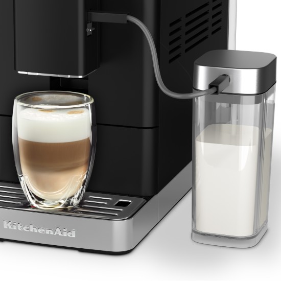 Automata elektromos eszpresszógép KF4, 1450 W, matt fekete - KitchenAid