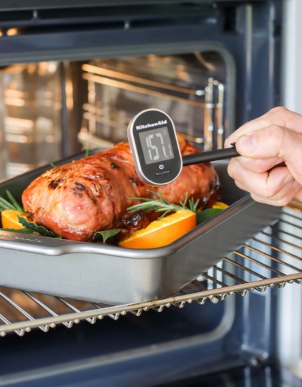Digitális konyhai hőmérő, forgatható - KitchenAid