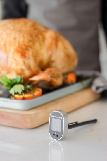 Digitális konyhai hőmérő, forgatható - KitchenAid