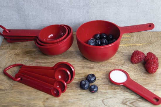 5 db-os mérőkanál készlet, "Empire Red" színű - KitchenAid márka