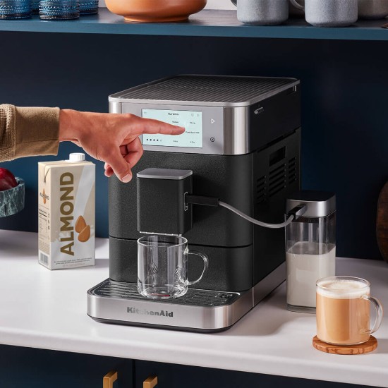 Automata elektromos eszpresszógép KF8, 1450 W, "Cast Iron Black" szín – KitchenAid