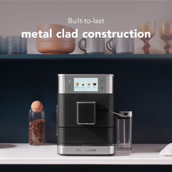 Automata elektromos eszpresszógép KF8, 1450 W, "Cast Iron Black" szín – KitchenAid
