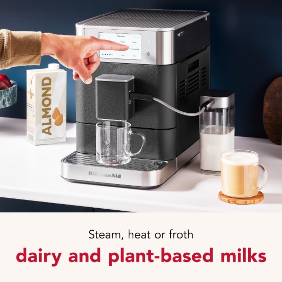 Automata elektromos eszpresszógép KF8, 1450 W, "Cast Iron Black" szín – KitchenAid