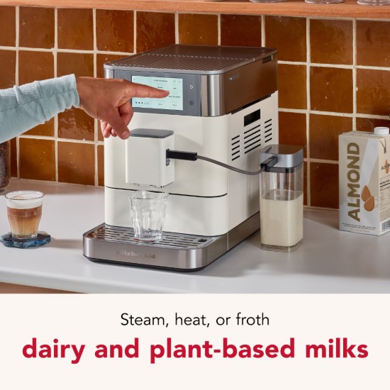Automata elektromos eszpresszógép KF8, 1450 W, "Porcelain White" szín - KitchenAid