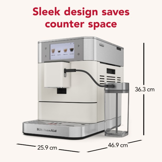 Automata elektromos eszpresszógép KF8, 1450 W, "Porcelain White" szín - KitchenAid