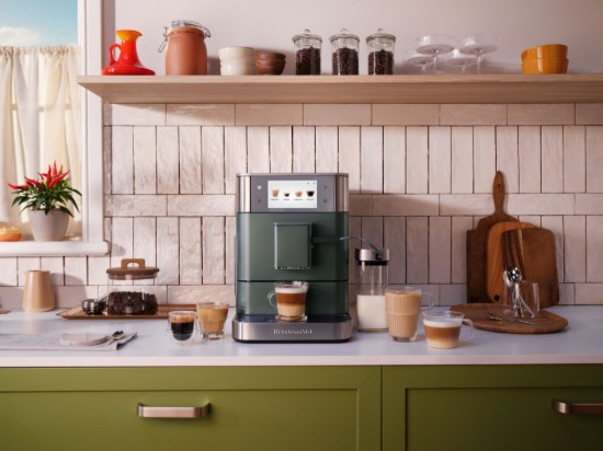 Automata elektromos eszpresszógép KF8, 1450 W, "Juniper" szín - KitchenAid