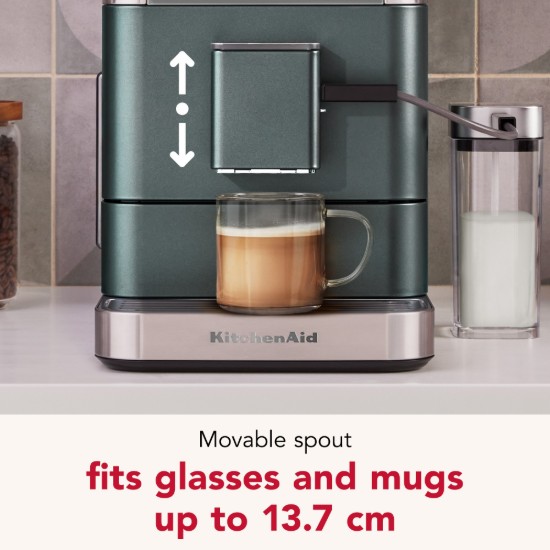 Automata elektromos eszpresszógép KF8, 1450 W, "Juniper" szín - KitchenAid