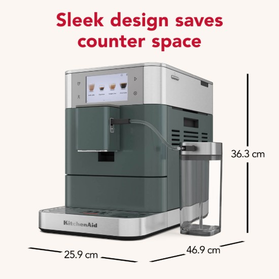 Automata elektromos eszpresszógép KF8, 1450 W, "Juniper" szín - KitchenAid