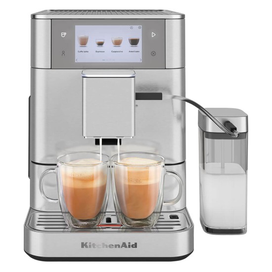 Automata elektromos eszpresszógép KF8, 1450 W, "Stainless Steel" szín - KitchenAid