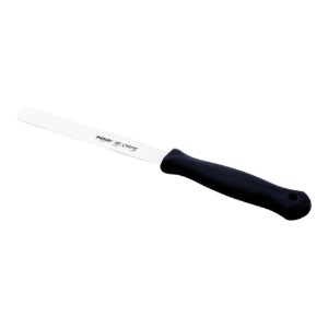 Dekorációs kés, rozsdamentes acél, 12 cm, "Creme", Fekete - Pirge