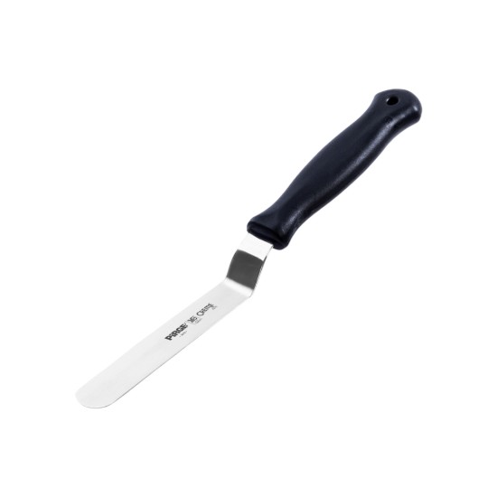 Mázs díszspatula, rozsdamentes acél, 12 cm, "Creme", fekete - Pirge