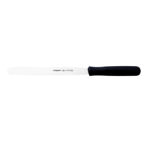 Mázas díszlapula, rozsdamentes acél, 20 cm, "Creme", fekete - Pirge