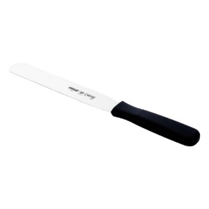 Mázas díszlapula, rozsdamentes acél, 20 cm, "Creme", fekete - Pirge