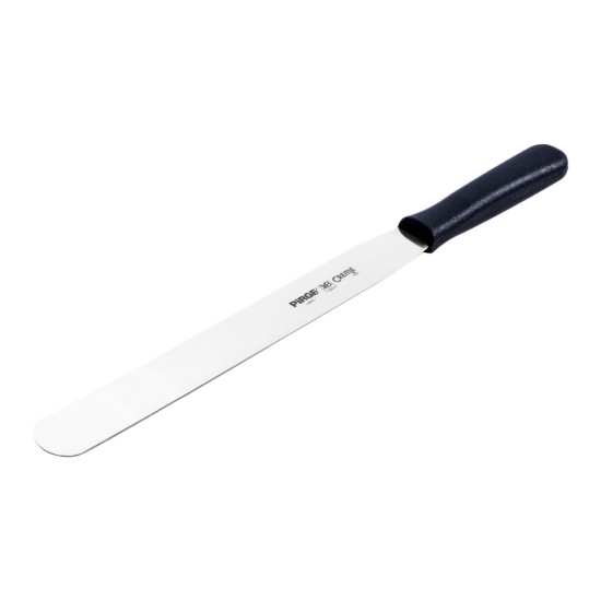 Mázs díszlapátula, rozsdamentes acél, 25 cm, "Creme", fekete - Pirge