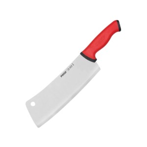 Keskeny húsvágó kés, 22 cm, "Duo", Piros - Pirge