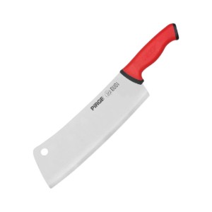 Keskeny húsvágó kés, 25 cm, "Duo", Piros - Pirge
