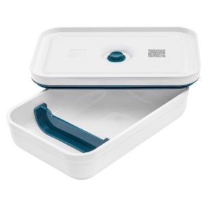 Vákuumzáró élelmiszertartály, műanyag, 1L, "FRESH &SAVE" La Mer, White - Zwilling