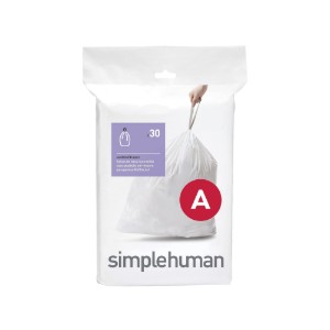 Szemeteszsákok, A kód, 4,5 L / 30 db, műanyag - simplehuman