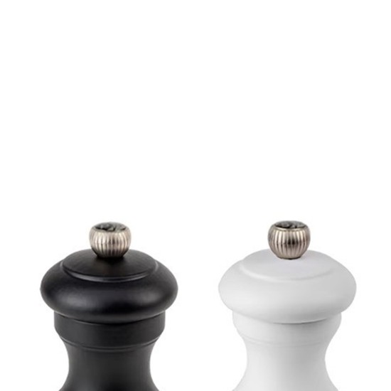 2 darabos só- és borsőrlő készlet, 10 cm, "Bistro Z", White&Black - Peugeot