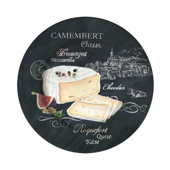 4db sajttálak, porcelán, 19 cm, "World of Cheese" - Easy Life