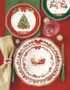 Karácsonyfa alakú tál, 25,5 x 20,5 cm, "Christmas Heritage" - Easy Life