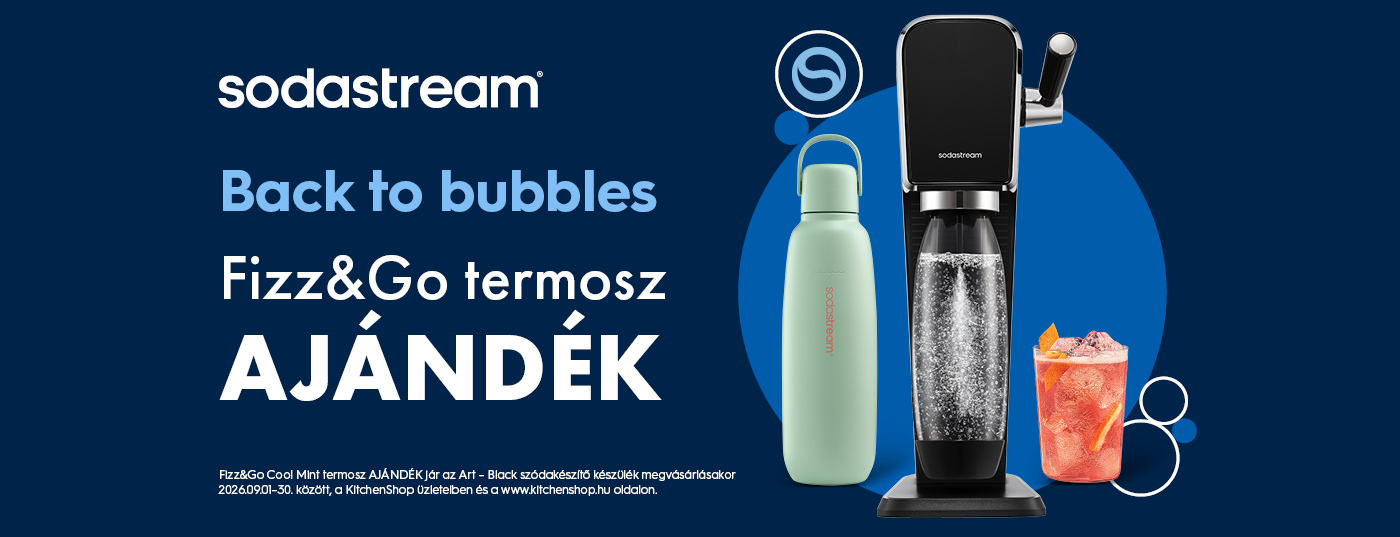 "Art" szódagép, Black - SodaStream