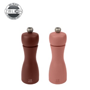 2 darabos só- és borsőrlő készlet, 15 cm, "Tahiti Earth Z", Cacao&Nuts - Peugeot